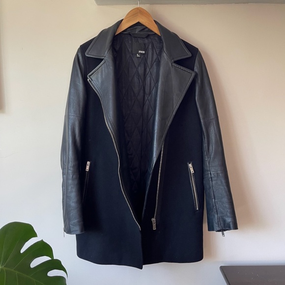 Wilfred Free Moto Fei Coat - Picture 2 of 7